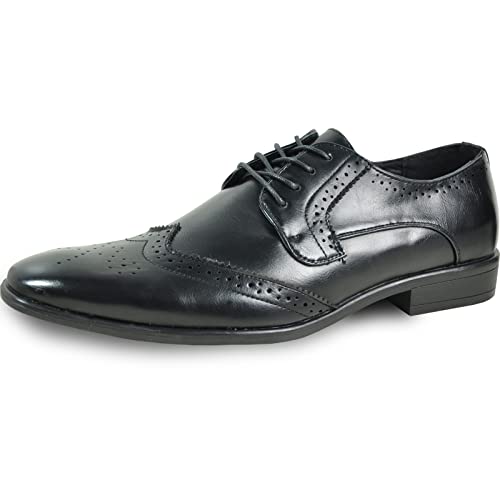 Bravo! Herren Anzugschuh King Classic Oxford mit Lederfutter - Weite wählbar, schwarz 2, 52 EU von bravo!