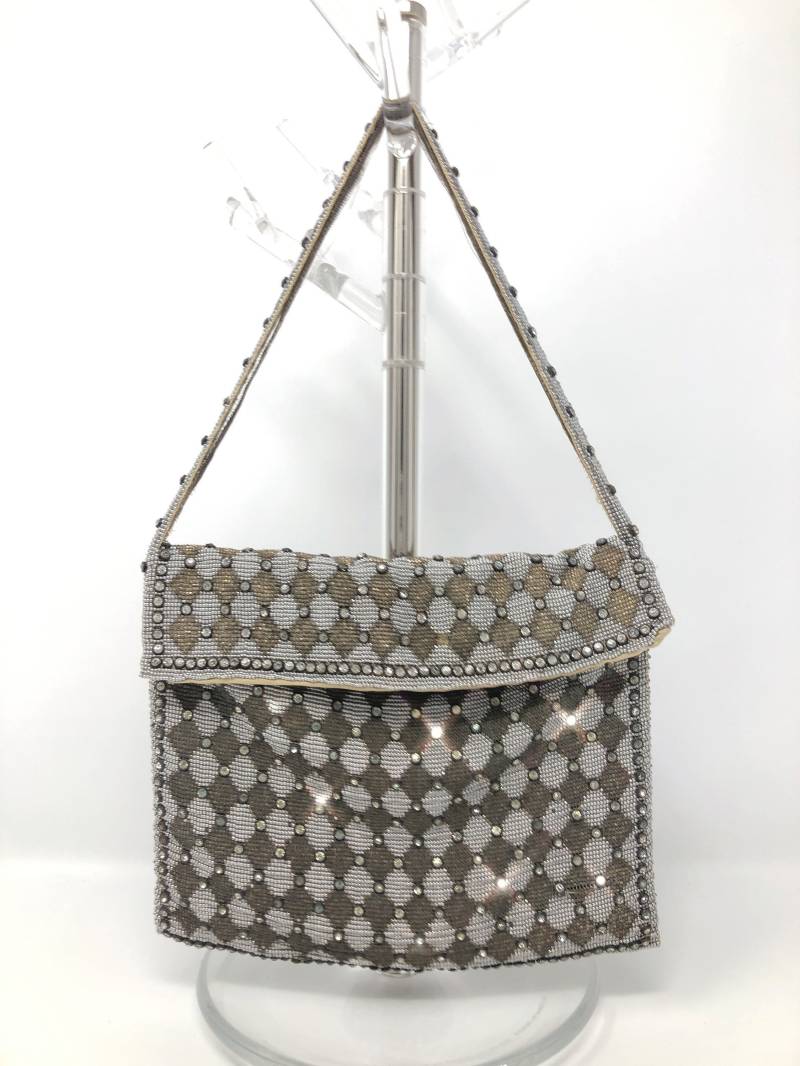 Antike Abendtasche Mit Strasssteinen Verziert von braxae