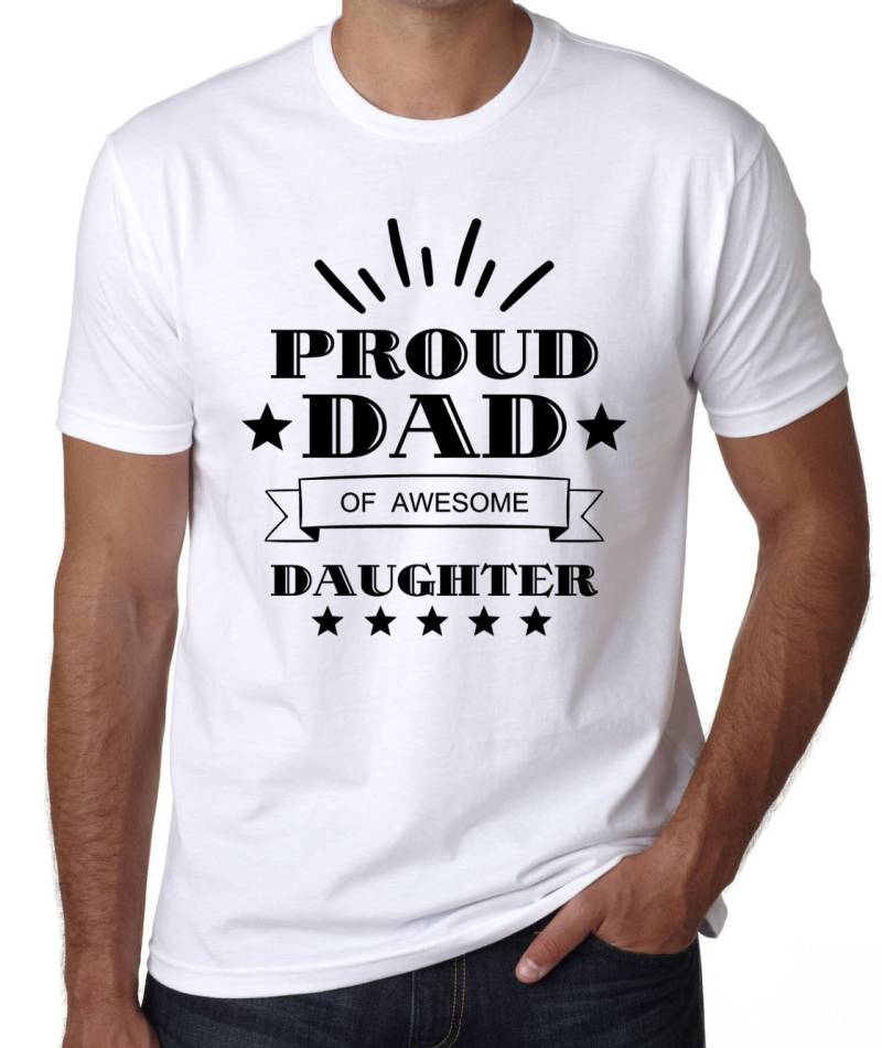 Geschenk Für Vater Stolzer Von Super Dauther Vatertag Tshirt Papa T-Shirt von breezetees