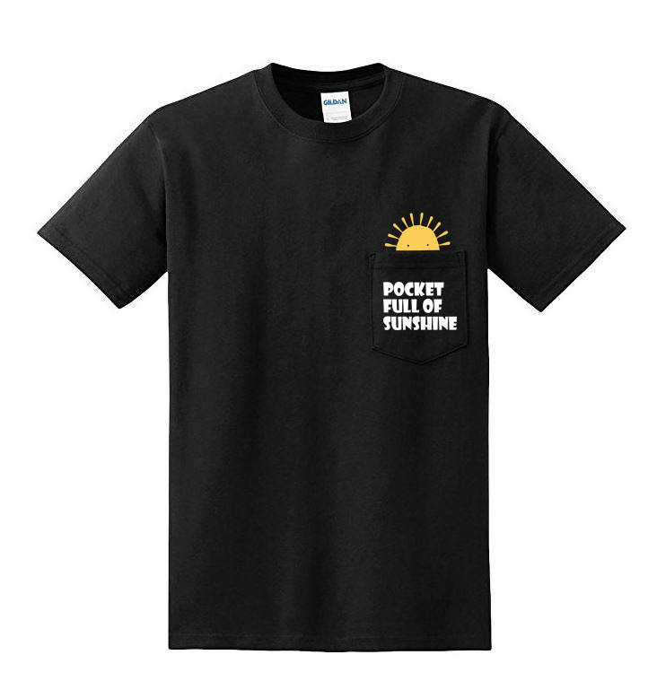 Lustige Tasche T-Shirt Voller Sonnenschein Mode Geschenk Sonne in Der Nettes T-Shirt Weihnachtsgeschenk Shirt von breezetees