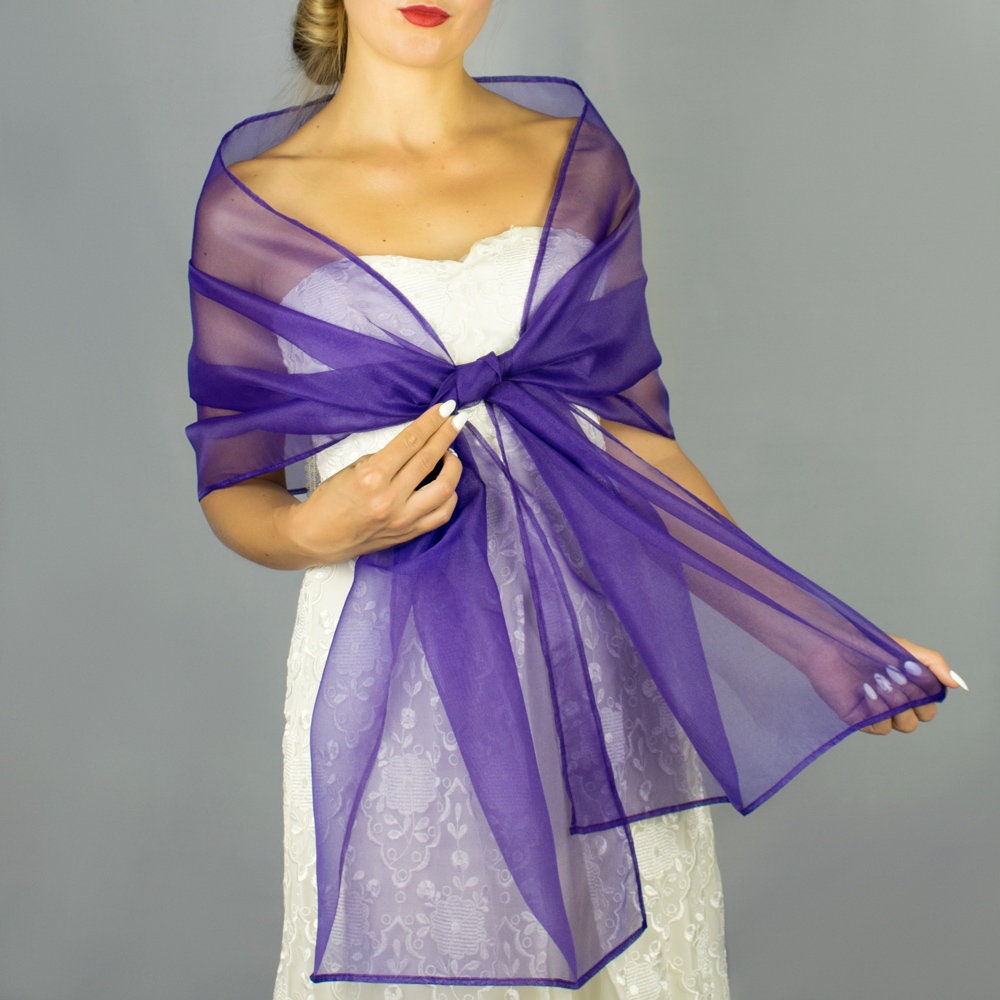 Violet Organza Wrap Violett Schiere Schal Shrug Brautjungfern Frau Abend Stola Abschlussball Violet Organza Wrap Violett Schiere Schal Shrug Brautjungfern Frau Abend Stola Abschlussball von bridalspain