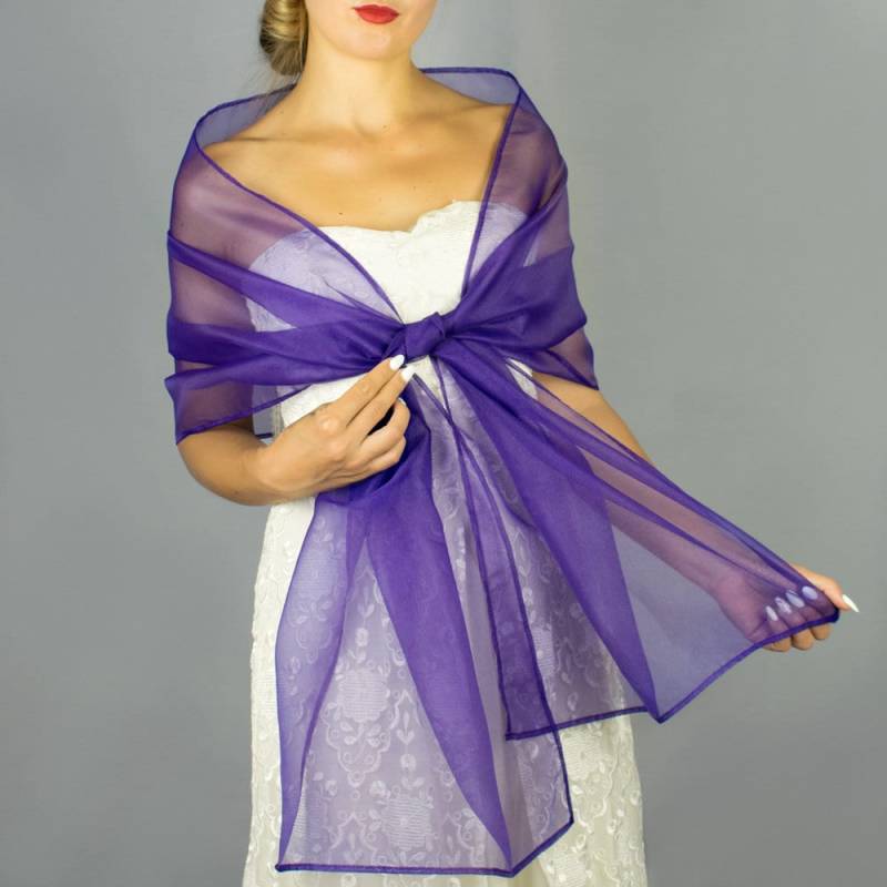 Violet Organza Wrap Violett Schiere Schal Shrug Brautjungfern Frau Abend Stola Abschlussball Violet Organza Wrap Violett Schiere Schal Shrug Brautjungfern Frau Abend Stola Abschlussball von bridalspain