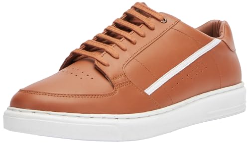 bridgeport Herren Sneakers aus Leder Sneaker, Kamel, 44 EU von bridgeport