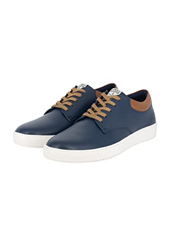 bridgeport Herren Sneakers aus Leder Sneaker, Marine, 41 EU von bridgeport