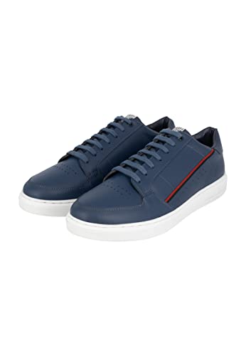 bridgeport Herren Sneakers aus Leder Sneaker, Marine, 45 EU von bridgeport