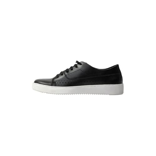 bridgeport Herren Sneakers aus Leder Sneaker, Schwarz, 40 EU von bridgeport