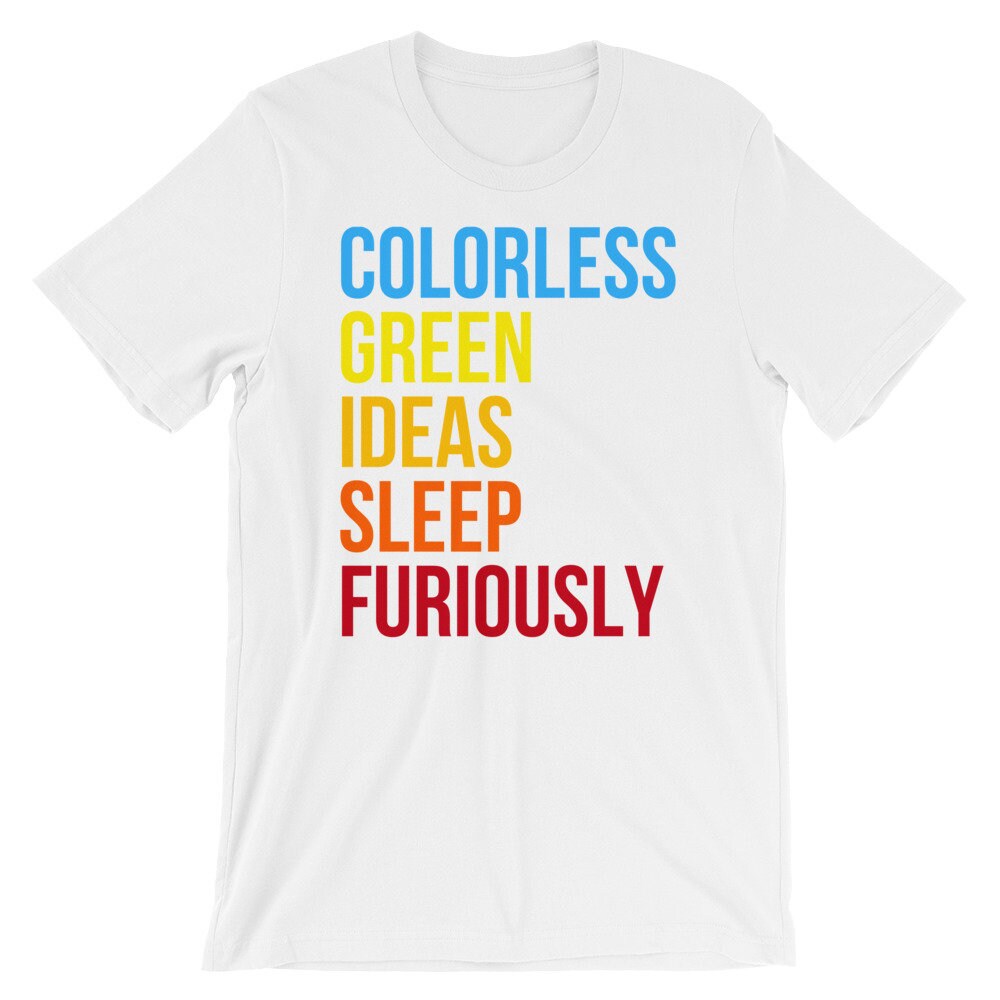 Noam Chomsky T Shirt Nlp Tshirt Für Männer Frauen Lehrer Und Studenten Der Verarbeitung Natürlicher Sprache von brightgoldenhaze