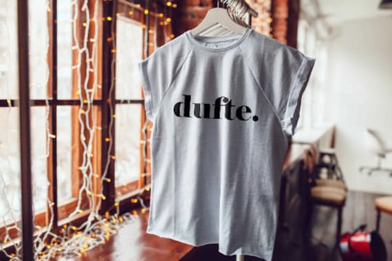 Bügelbild "Dufte." in Unterscheidlichen Folien Und Farben Bügelbild "Dufte." in Unterscheidlichen Folien Und Farben von briida