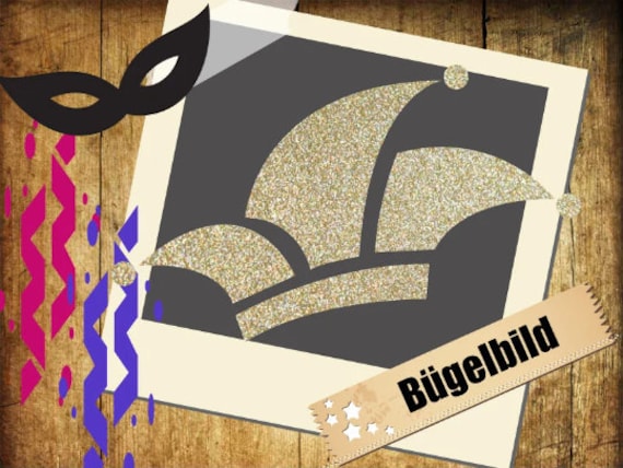 Bügelbild "Karnevalsmütze" in Verschiedenen Folien/ Farben Bügelbild "Karnevalsmütze" in Verschiedenen Folien/ Farben von briida