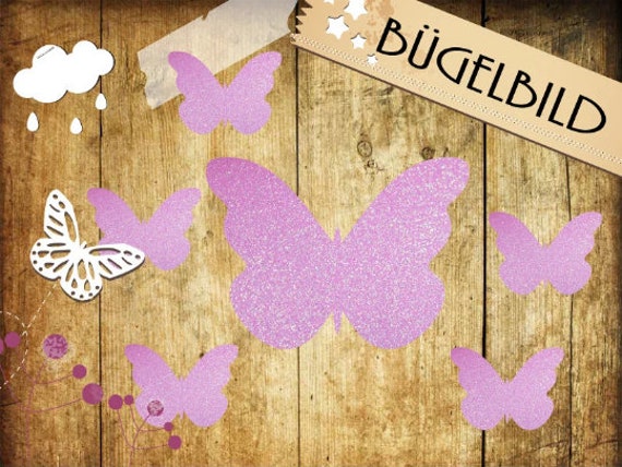 Bügelbild "Schmetterlinge" in Verschiedenen Folien/ Farben Bügelbild "Schmetterlinge" in Verschiedenen Folien/ Farben von briida