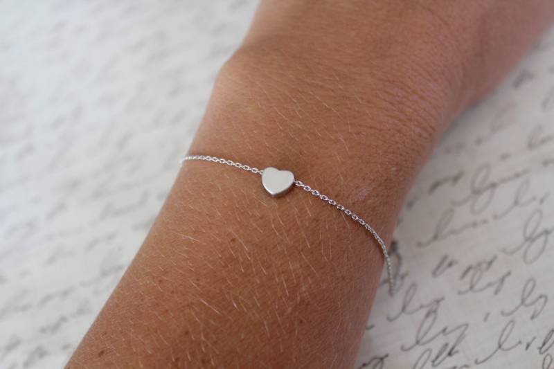 Tiny Silber Herz Armband... Kleines Kleine Erste Braut Schmuck Geschenk Idee Zum Geburtstag Tiny Silber Herz Armband... Kleines Kleine Erste Braut Schmuck Geschenk Idee Zum Geburtstag von brinandbell