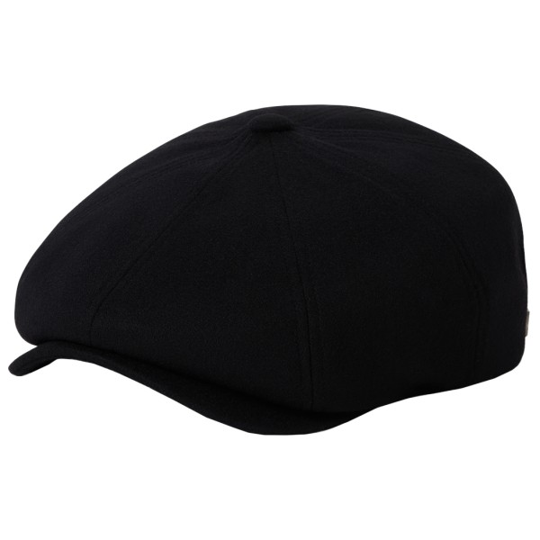 Brixton - Brood Flannel Snap Cap - Cap Gr S schwarz von brixton