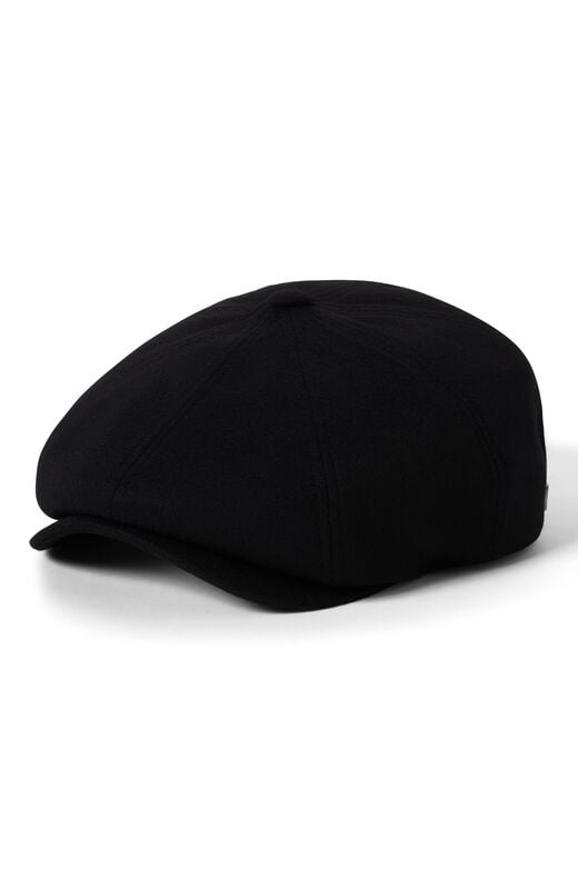 Brixton Brood Flannel Snap Cap Mütze schwarz von brixton