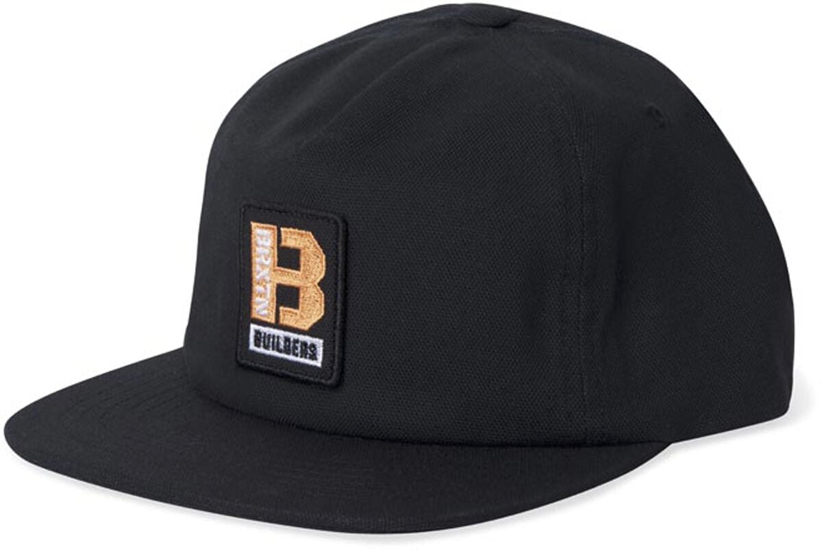 Brixton Cap - Builders MP Adjustable Hat - schwarz von brixton