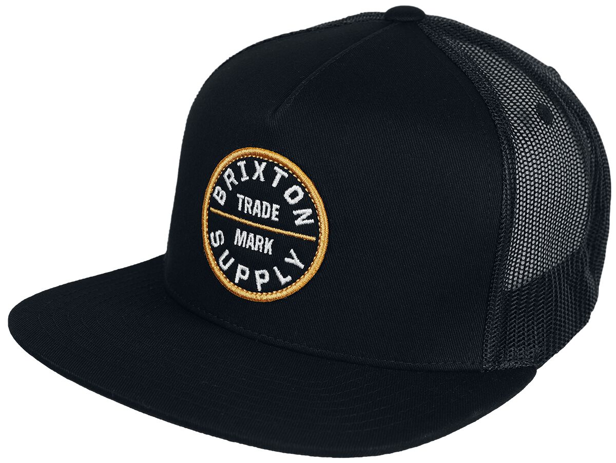 Brixton Cap - OATH MP TRUCKER HAT - für Männer - schwarz/schwarz von brixton