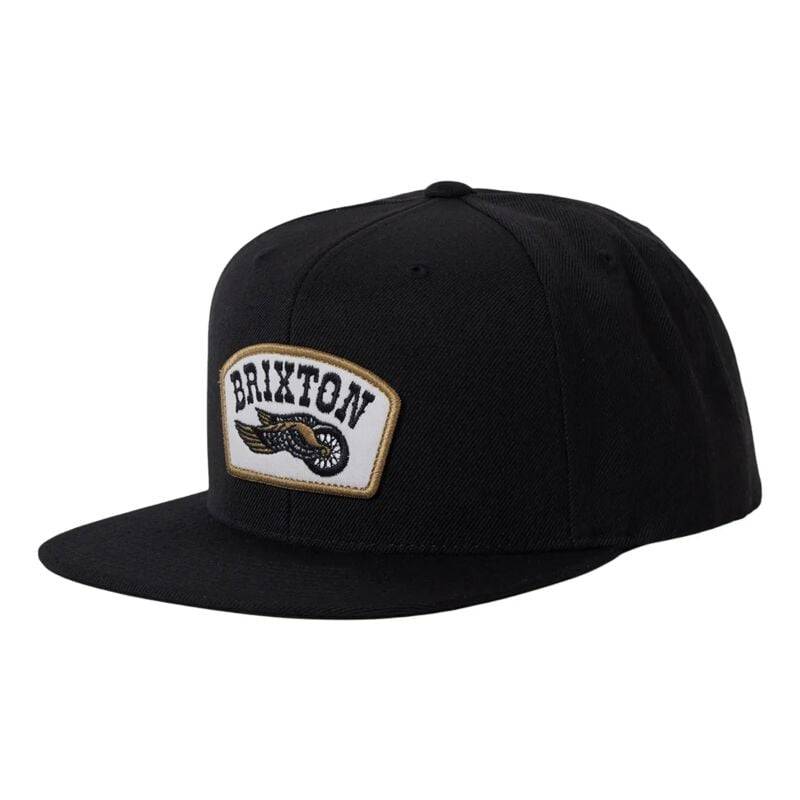 Brixton Cap - Roller Snapback - schwarz von brixton