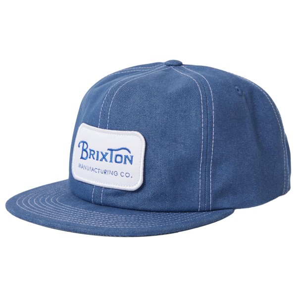 Brixton - Grade Snapback - Cap Gr One Size blau von brixton