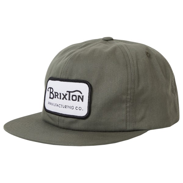 Brixton - Grade Snapback - Cap Gr One Size grau/oliv von brixton