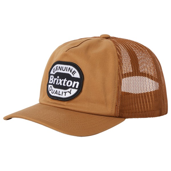 Brixton - Keaton Netplus Trucker Hat - Cap Gr One Size braun von brixton