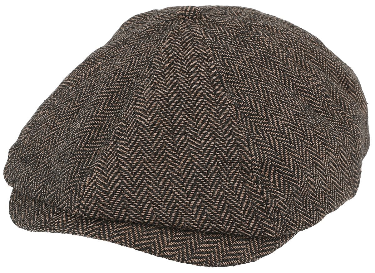 Brixton Mütze - Brood Snap Cap - braun von brixton