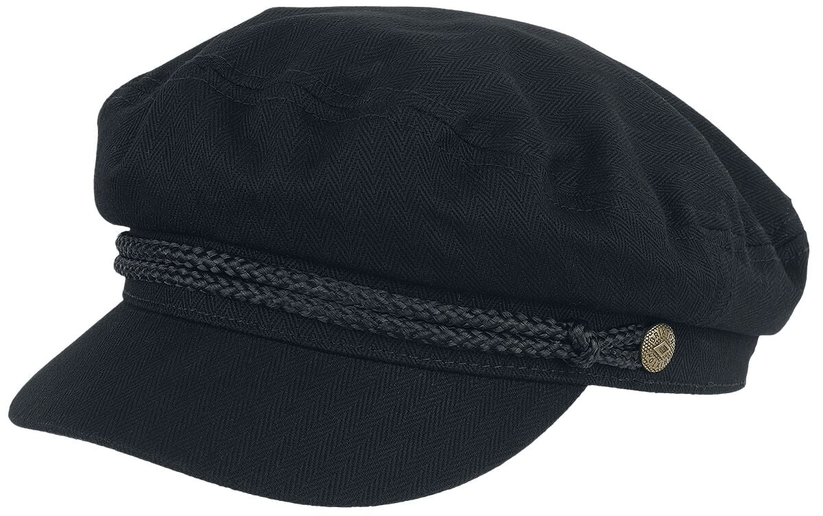 Brixton Mütze - Fiddler Cap - schwarz von brixton