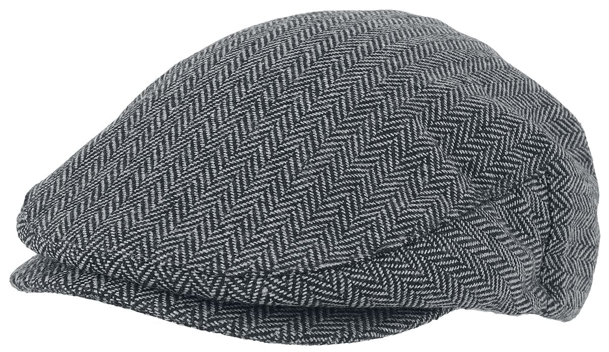 Brixton Mütze - Hooligan Snap Cap - grau von brixton