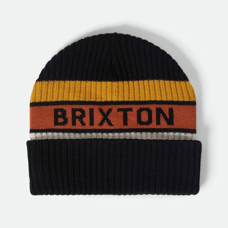 Brixton Mütze - Rainier Striped Beanie - multicolor von brixton