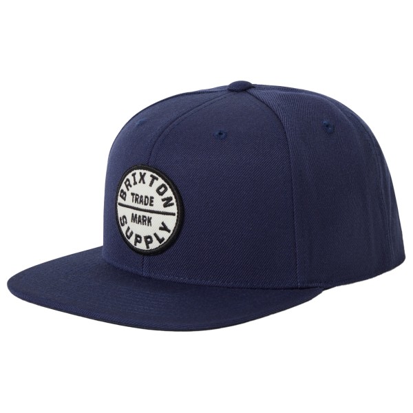 Brixton - Oath III Snapback - Cap Gr One Size blau von brixton
