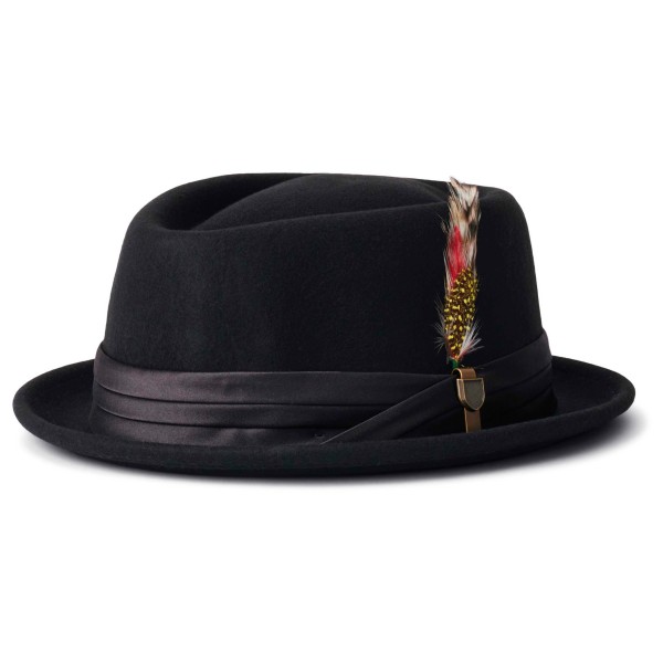 Brixton - Stout Pork Pie - Hut Gr XL schwarz von brixton