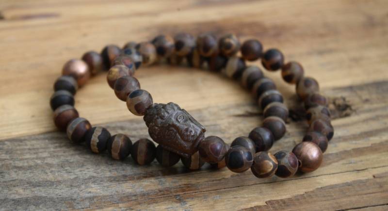Achat Armband/ Schmuck/ Buddha Männer Armband Achat Armband/ Schmuck/ Buddha Männer Armband von brokengypsybracelets