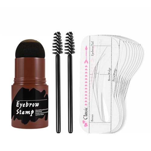 Augenbrauenforming Schablone Set - Stempelkurvenformen, Wasserresistente Stirn -0utliner | 10x Augenbrauenzeichnung Kit Mit Applikator, Wichtige Anlässe Augenbrauenschablonen Für Ältere Damen Outdoor von brooksnaji