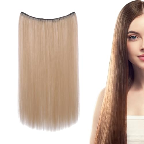 Clip -In -Haarverlängerungen - Straight Haarteil Mit Einem Natürlichen Look, Leicht Zu Tragen Künstliche Perücke | Stylish Styling Haare Für Frauen Und Mädchen Mit Einem 20 -Zoll -langen Stil, Unsicht von brooksnaji