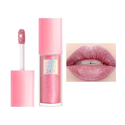 Glitzerndes flüssiges Lippenbuch – glänzender Lipgloss für Frauen, Lipgloss, der ein natürliches und kräftiges Lippen-Make-up kreiert | von brooksnaji