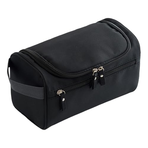 Hängender Dusch-Organizer – Aufbewahrungstasche für Dusche, Kulturbeutel zum Aufhängen | Kosmetiktasche mit großem Fassungsvermögen, Kosmetiktasche für Frauen, Schwarz , Se référer au descriptif von brooksnaji