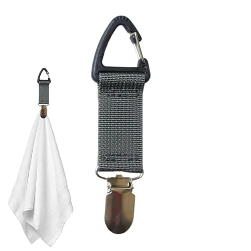 Huthalter-Clips – Leder-Reise-Hut-Verschlüsse, Hut-Clip für Reisen, Gepäck-Hut-Clip für Erwachsene, Zubehör, dunkelgrau, Se référer au descriptif, Siehe Beschreibung von brooksnaji