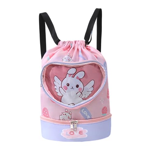 Kinder Badetasche, Cartoon Separate Trockene Trennung Leichtes Schwimmbad Zubehör, Wasserdichter Strandbeutel Rucksack Für Reisen Reisen Für Spionage Aktivitäten, Rabbit, riferimento alla von brooksnaji