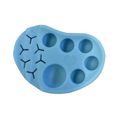 Kosmetikmisch-Tablett – Wiederverwendbare Beauty-Mischplatte, Silikon-Make-up-Organizer-Pad | Augenbrauenfarben-Mischkarte, Lifting-Vorbereitung von brooksnaji