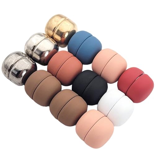 Magnetische Stecknadeln – 12 Stück Magnete und starke Stecknadeln für Hijab – starke Knöpfe für Schal, Anti-Haken, Brosche für Segel im Freien Magnetische Stecknadeln – 12 Stück Magnete und starke Stecknadeln für Hijab – starke Knöpfe für Schal, Anti-Haken, Brosche für Segel im Freien von brooksnaji