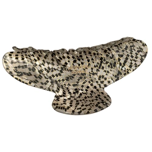 Tortoise Claw Clip - Schildkröte Französischer Haarnadel, Frauen Stilvolle Haarklammern | Nicht Rutschende Elegante Und Einfache Design Haare Celluloseacetat-Kieferklammern, Starke Lange Haarschildkrö von brooksnaji