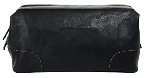 BRUNO BANANI Kulturtasche Echt Leder Herren | Vielseitig einsetzbar, Leichtgewicht, Funktionale Aufteilung | 021130 von bruno banani