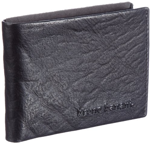 Bruno Banani Crunch_1 W 320.864, Unisex - Erwachsene Portemonnaies, Schwarz (black), 11x8x2 cm (B x H x T) von bruno banani