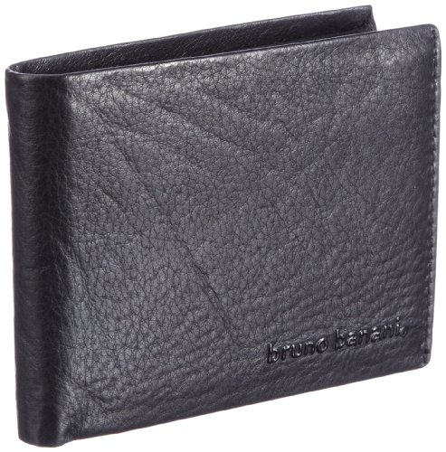Bruno Banani Crunch_2 W 320.867, Unisex - Erwachsene Portemonnaies, Schwarz (black), 12x9x2 cm (B x H x T) von bruno banani