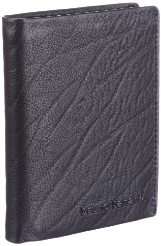 Bruno Banani Crunch_3 W 320.868, Unisex - Erwachsene Portemonnaies, Schwarz (black), 10x12x2 cm (B x H x T) von bruno banani