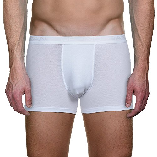Bruno Banani Herren Short Perfect Line, Gr. XX-Large (Herstellergröße: 8), Weiß (weiß 1) von bruno banani
