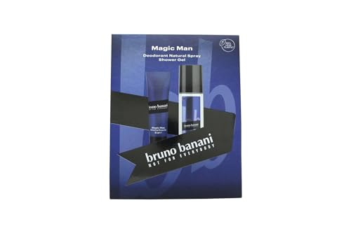 Bruno Banani Magic Man Geschenkset, 75 ml, natürliches Deodorant + 50 ml Duschgel von bruno banani