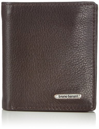 Bruno Banani Scheintasche Hochformat Mini W 320.1241 Herren Geldbörsen 9x10x2 cm (B x H x T), Braun (braun) von bruno banani