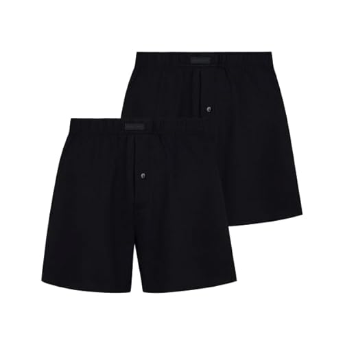 Bruno banani 2er Pack Boxershorts Loose Fit 22012691-4807 schwarz Größe XXL von bruno banani
