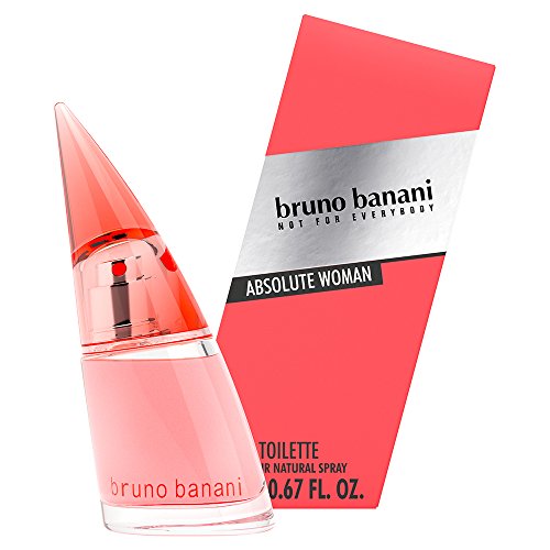 Bruno Banani Fragrance bruno banani Absolute Woman – Eau de Toilette Natural Spray – Fruchtig-blumiges Damen Parfüm – 1er Pack (1 x 20ml) Geblümt von bruno banani