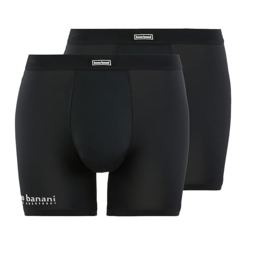 bruno banani - All Day - Long Short/Pant - 2er Pack (XXL Schwarz) von bruno banani