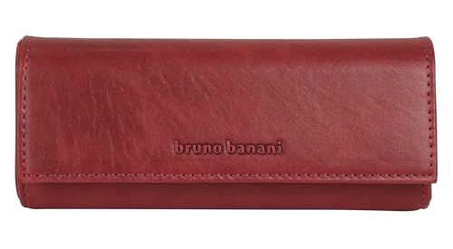 bruno banani Brillenetui Echt Leder rot Herren, Damen - 022056 von bruno banani